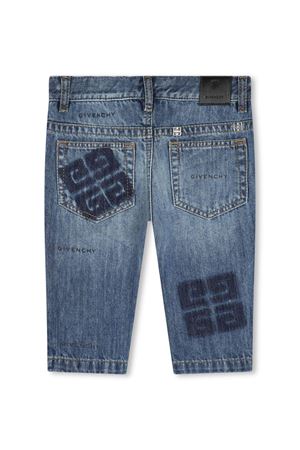 blue cotton jeans GIVENCHY KIDS | H30208Z03